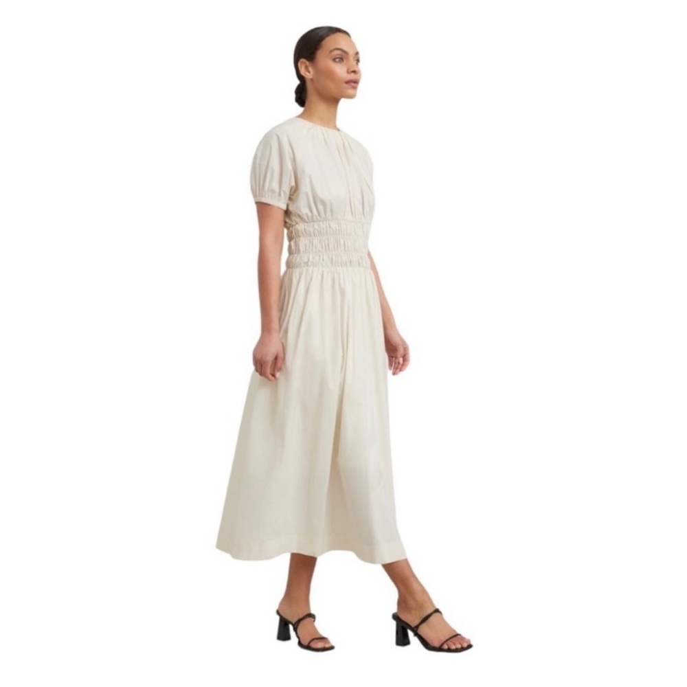 Modern Citizen Krysta Cinched-Waist Blouson Top Dress